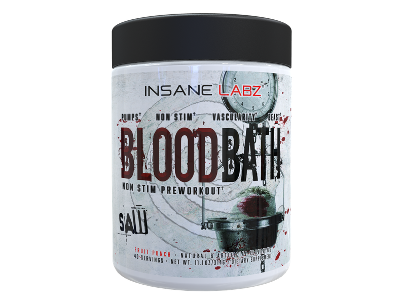 Insane Labz Non Stim Pre-Workout - Blood Bath SAW Fruit Punch