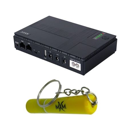 12000mAh Mini DC UPS Backup Power Supply With MXM Flashlight Keyring, Shop  Today. Get it Tomorrow!