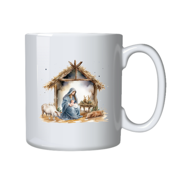 Nativity Scene - Christian Theme Birthday Christmas Gift Cup Mug 402