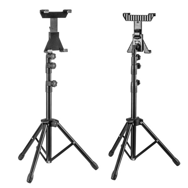 Tripod Floor Tablet Stand Adjustable Tablets Holder 7-12 W309 F1434
