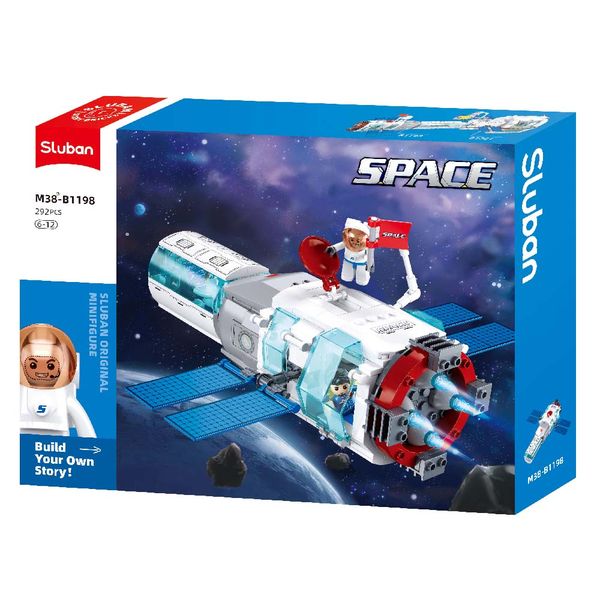 Sluban Building Set: Space - Dream Space Station - 292 Pieces