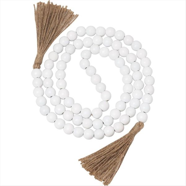 Farmhouse Wood Beads Garland Decor Wooden Beads for Home Decor