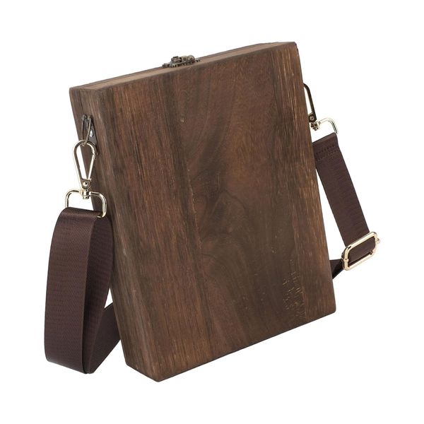 Writers Messenger Wood Box,Multi-Function Artist Tool and Brush Storage Box
