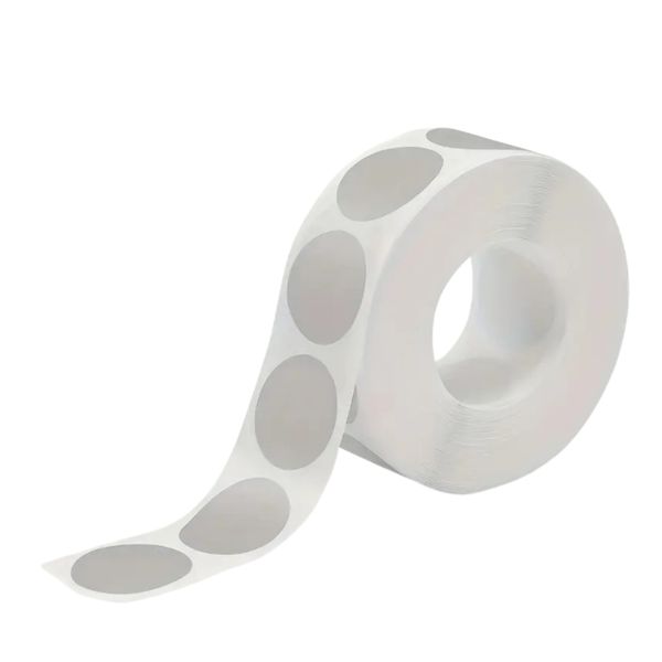 Scratch &amp; Surprise - Silver Scratch-Off Stickers (490 Labels, 1.6cm Round)