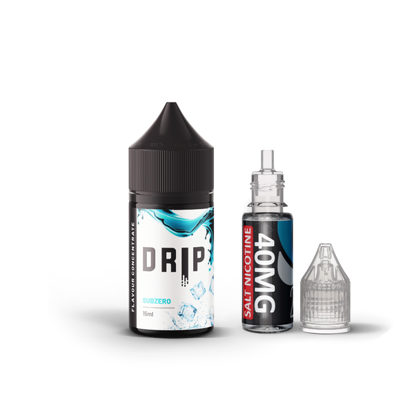 30ml DRIP Vape Juice DIY Salt Longfill Kit - Subzero - 20mg