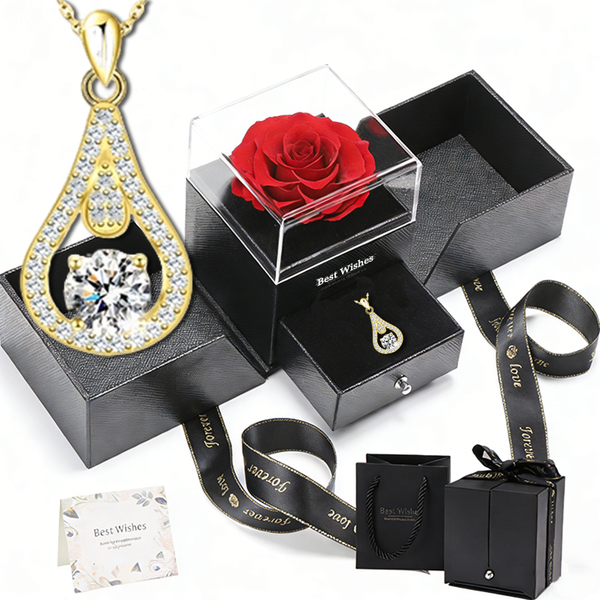 Women's Necklace - 925 Sterling Silver Pendant in Luxury Gift Box