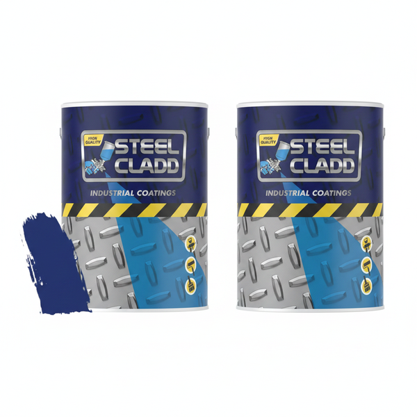 Steel Cladd Quick Dry Enamel Paint New Holland Blue 5L - 2 Pack