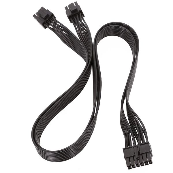 12Pin to Dual 8Pin(6+2) PCI-E Modular Power Cable for Seasonic (60cm)