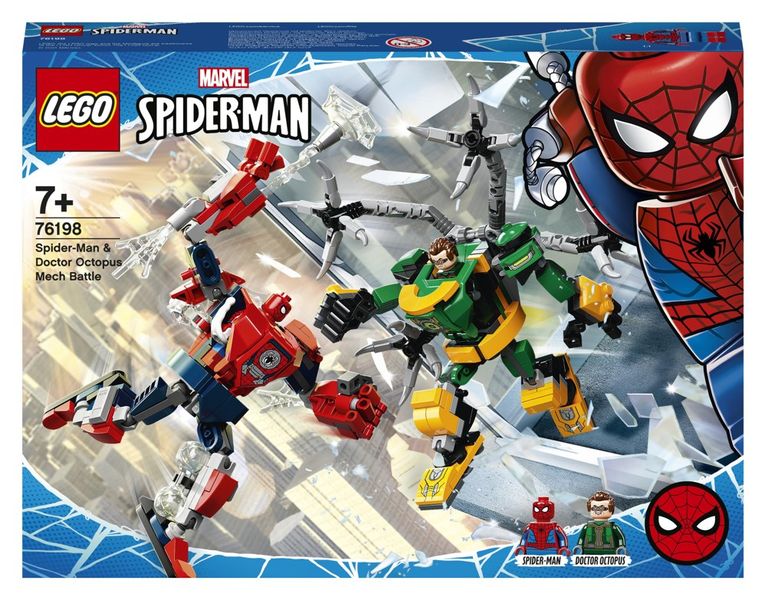 LEGO Marvel Spider-Man &amp; Dr Octopus Mech Toy 76198