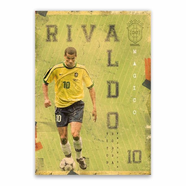 Rivaldo Brazil Poster - A1