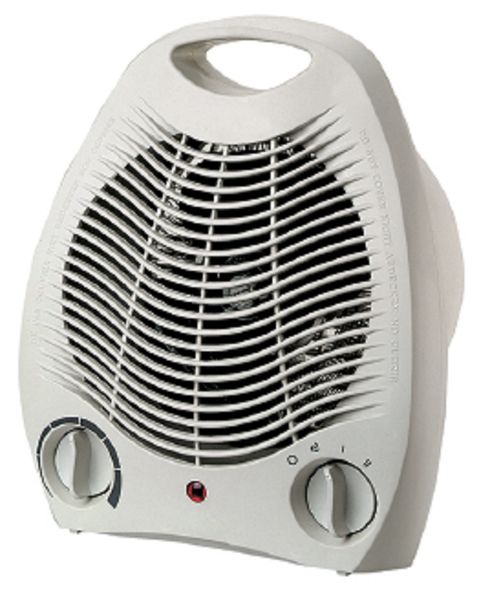 AIM 2000W Fan Heater - With Safety Overheat Protection - White - AFH215N