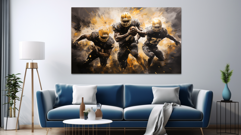 Canvas Wall Art - Golden Glory Celebration -JT0248
