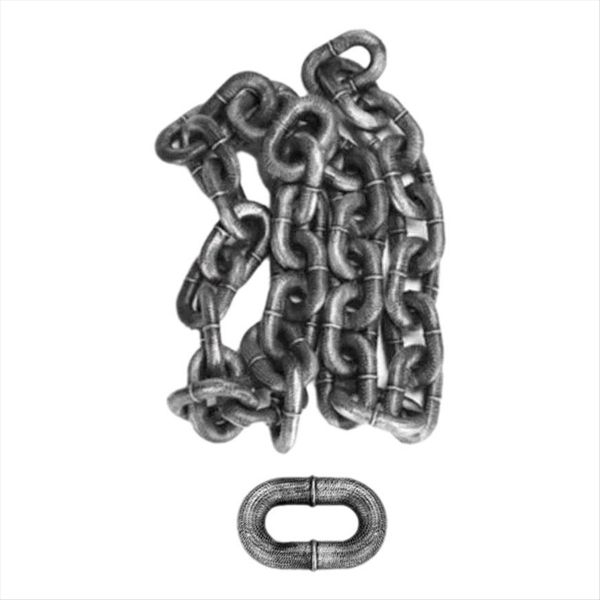 Dog Traction Rope Simulation Thick Chain Big Iron Chain Ancientsilver