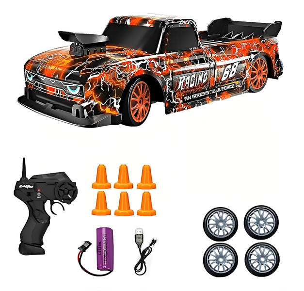 1:24 4WD 2.4G Toy Car Drift Car with Colorful Lights for Kids