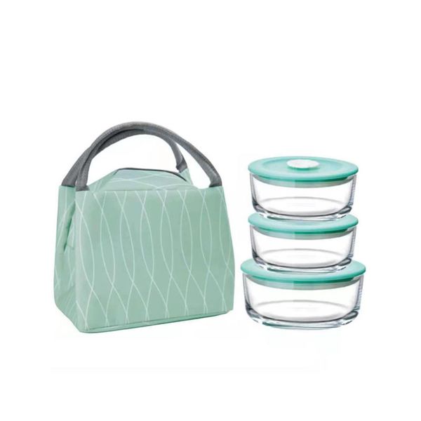 3-Piece Lunch Set With Cooler Bag