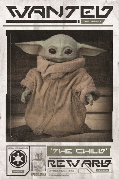 The Mandalorian - Baby Yoda The Child Poster
