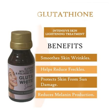 Glutathione with Collagen & Hyaluronic Acid Gluta White Serum- 60 ml | Shop  Today. Get it Tomorrow!