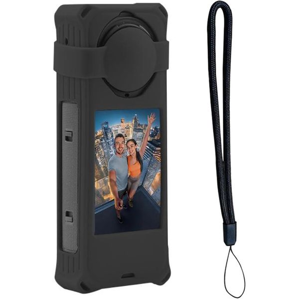 Soft Silicone Protective Cover for Insta360 X5 Action Camera Accessories
