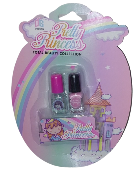 Glitter Nail Polish Easy Peel Off Play Set