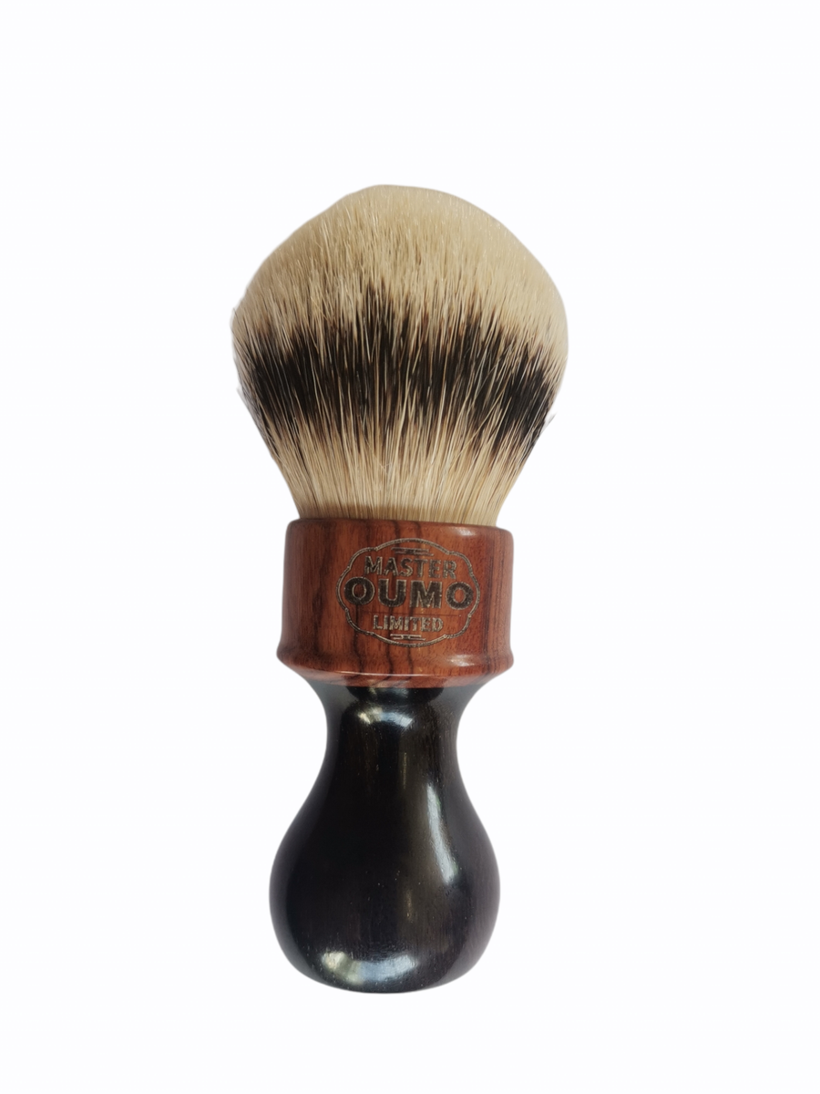 Shaving Brush Oumo Exotic Wood Silk Silvertip Knot Shop Today. Get it