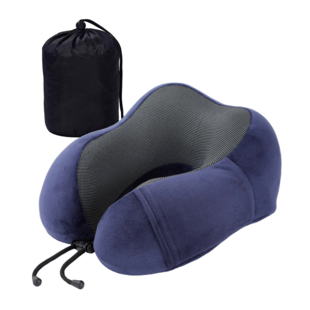 Travel Pillow for Airplane Memory Foam Neck Pillows Soft Travel Essentials