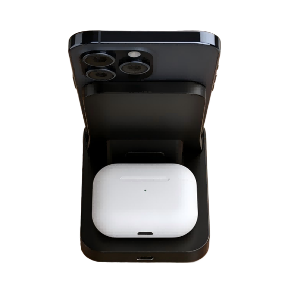 2 in 1 Wireless Charger Stand Fast Charge 15W