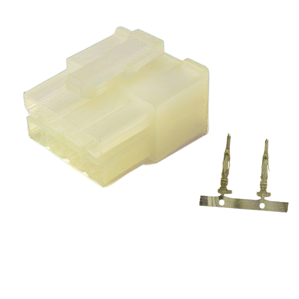 XY141-08F: 4.2mm 8-Way Square Female Connector w/ Release-Lock, 5A-250VAC