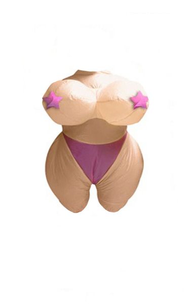 Inflatable Lady in Bikini Costume- Adult