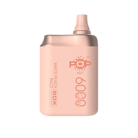 Pop Hit 6000 Disposable Vape 50mg White Peach Razz
