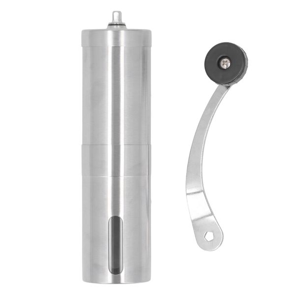 Manual Coffee Grinder Stainless Steel Adjustable Settings Fine to Coarse