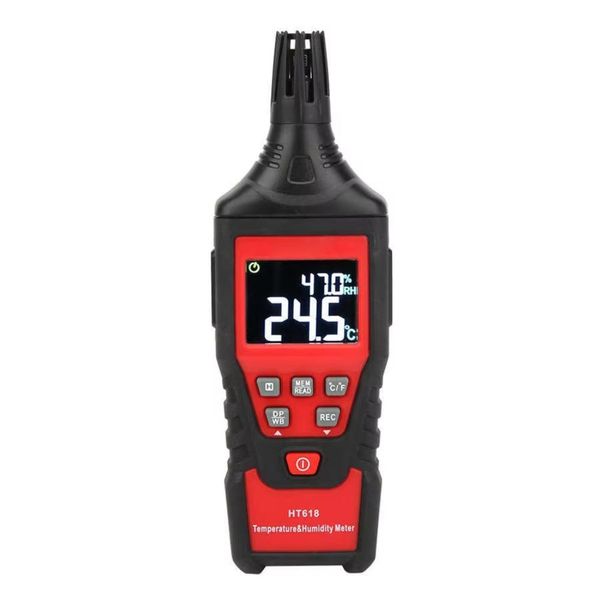 Handheld Digital Thermo-Hygrometer - Industrial-Grade High Precision Tester