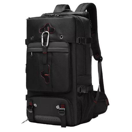 Hiking carry outlet on backpack