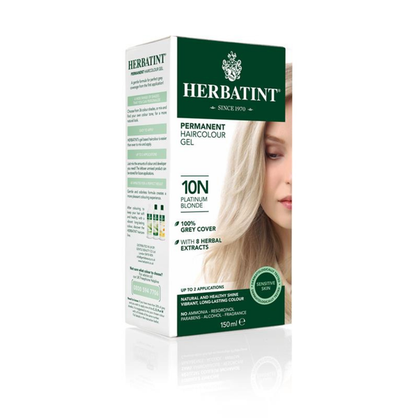 Herbatint Hair Colour - 10N Platinum Blonde x 6