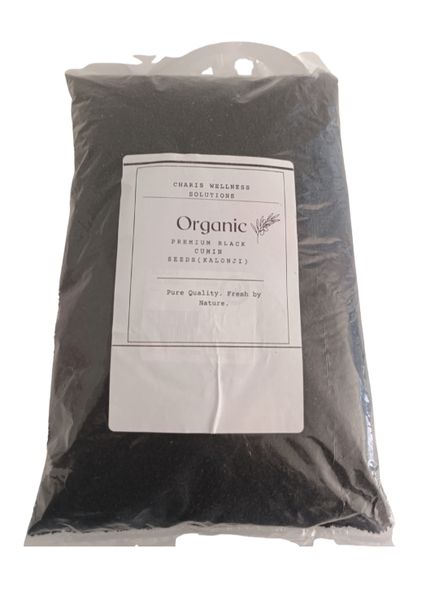 Charis Wellness Solutions Organic Premium Black Cumin Seeds (Kalonji)