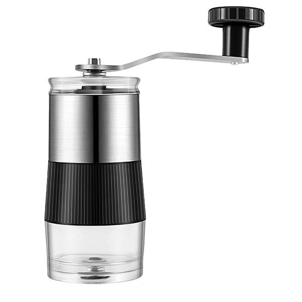 Manual Coffee Grinder Hand Coffee Mill With Ceramic Burrs 6/8 Adjustable