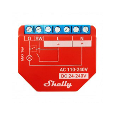 SHELLY PLUS 1, Wifi Smart Switch, Home Assistant, Relay Control
