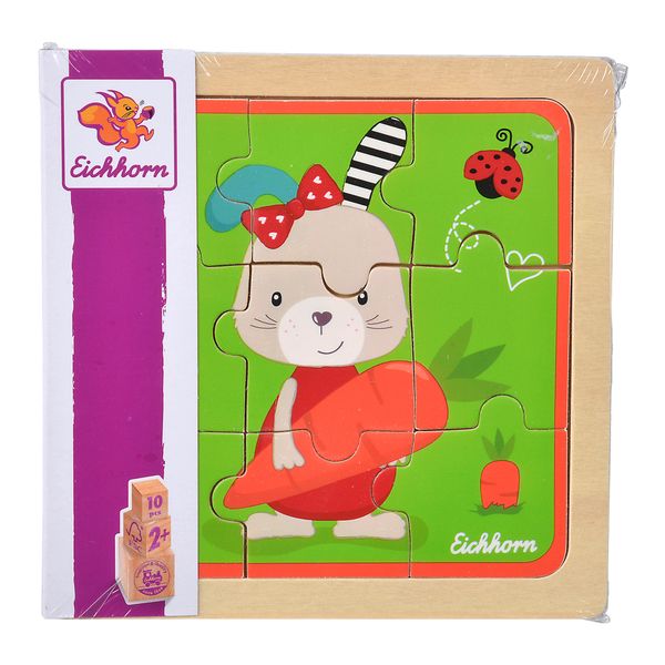 Eichhorn Friends Lift Out Puzzle, 6 Assorted Blind Pack