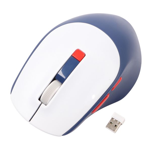 Wireless Mouse Laptop Mute Type-C Blue Quiet