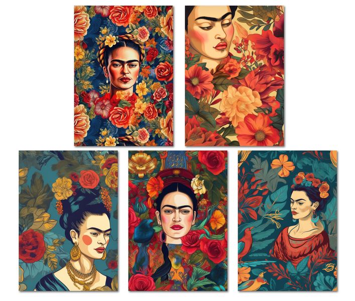 Greeting Cards - "FRIDA KAHLO" (5 Pack)