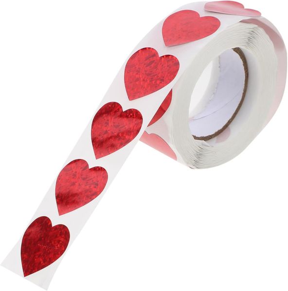 Removable Heart Stickers Multi-use Decorative Decals Easy Peel