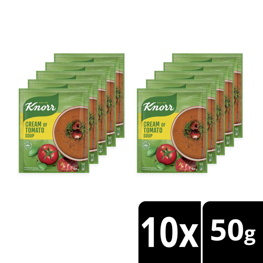 Knorr Cream of Tomato Thickening Soup 10x50g Shop Today. Get it Tomorrow!