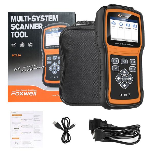 Foxwell NT530 Multi-system Diagnostic Tool (1 Free Vehicle Manufacturer)