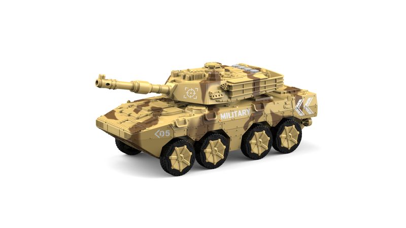 Toys of BOLDCUBE - 1:16 Friction-Powered 8-Wheel Armoured Vehicle