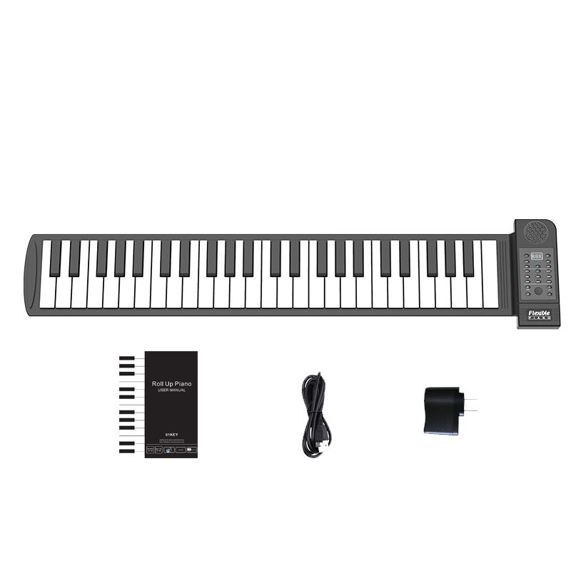 Roll up piano 61 keys electric