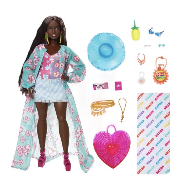 Barbie Extra Fly Beach Tropical Coverup