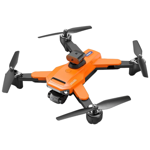 P9 Max - Dual Camera Foldable Quadcopter Drone with Trajectory Flight - Orange