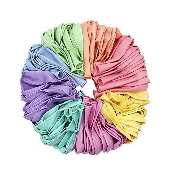 Assorted Pastel Balloons (Pack of 200)