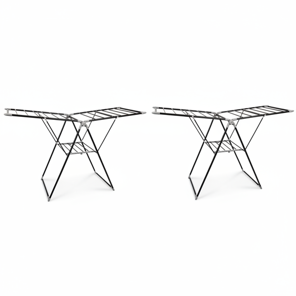 Steel Clothes Dryer 154x60x100cm for Efficient Drying - 2 Pack