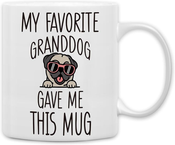 Favourite granddog-Father's day-Mother's day-Christmas-Valentines Mug