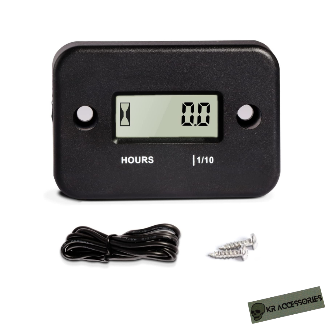 KR Universal Motorcycle Hour Meter Black Shop Today. Get it